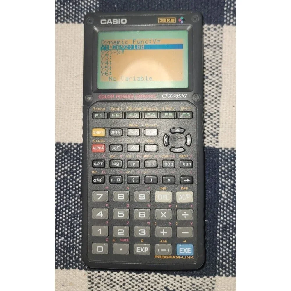 Lot Of 2 Casio Fx-9750GII Casio CFX-9850G Power Graphic Graphing Calculators